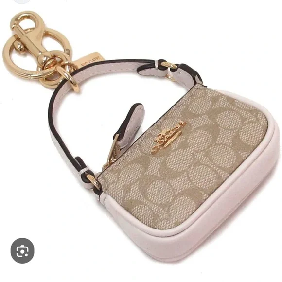 💛NWT Coach Mini Bag Charm - Picture 5 of 16